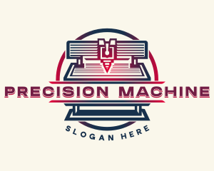 Industrial Laser Machine logo design