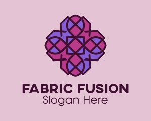 Geometric Flower Pattern logo design