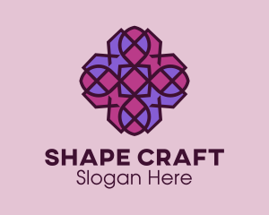 Geometric Flower Pattern logo