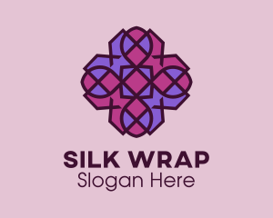 Geometric Flower Pattern logo design