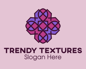 Geometric Flower Pattern logo