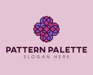 Geometric Flower Pattern logo