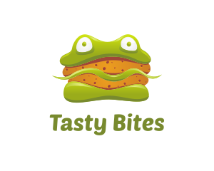 Frog Sandwich Burger logo