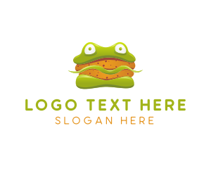 Frog Sandwich Burger logo