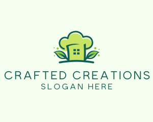 Organic Culinary Hat logo design