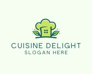 Organic Culinary Hat logo design