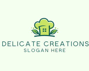 Organic Culinary Hat logo design