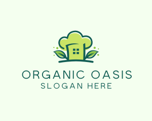 Organic Culinary Hat logo design