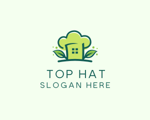 Organic Culinary Hat logo design