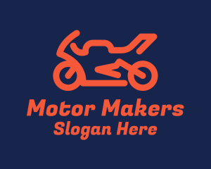 Motorcycle Racing Sports  logo