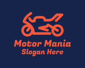 Motorcycle Racing Sports  logo design