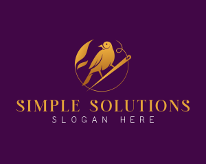 Bird Sewing Tailoring logo design