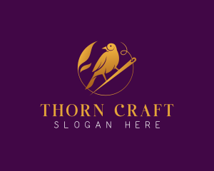 Bird Sewing Tailoring logo design