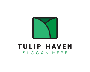 Organic Tulip Box logo design