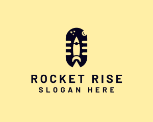 Rocket Space Mic Podcast logo