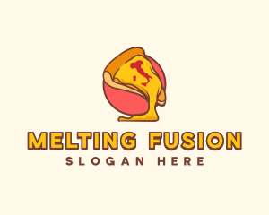Italian Food Pizza logo