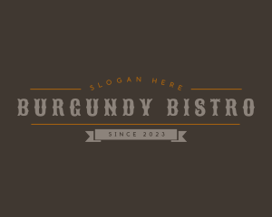 Rustic Bar Business logo design