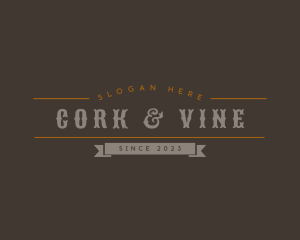 Rustic Bar Business logo design