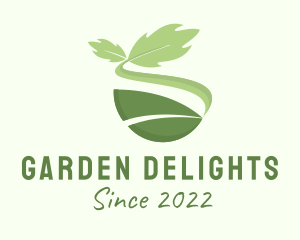 Seedling Plant Farm  logo design