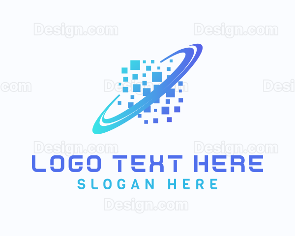 Pixelated Software Tech Logo