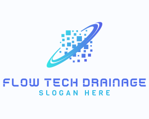 Pixelated Software Tech logo design