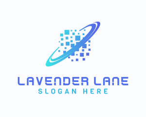 Pixelated Software Tech logo design