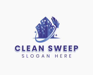 City Building Cleaning logo design