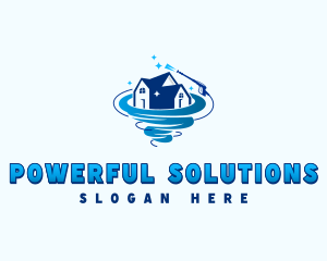 Cleaner Pressure Washer logo design