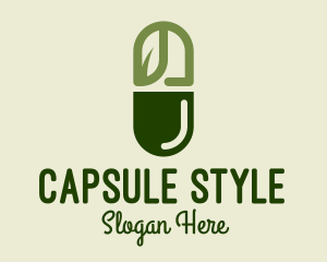 Minimalist Herbal Capsule logo