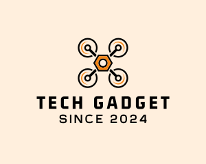 Quadcopter Drone Tech logo