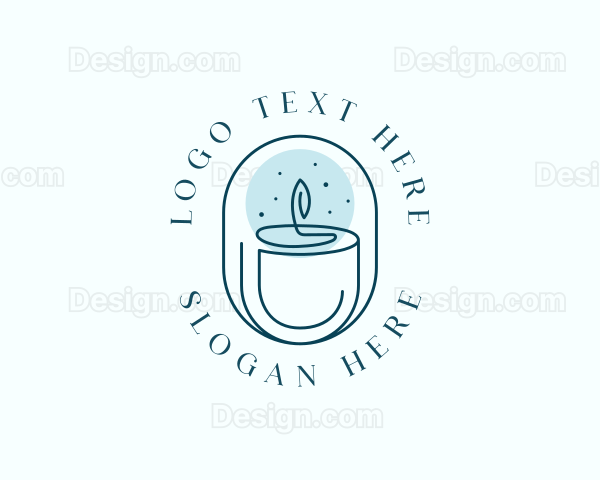 Candle Spa Relaxation Logo