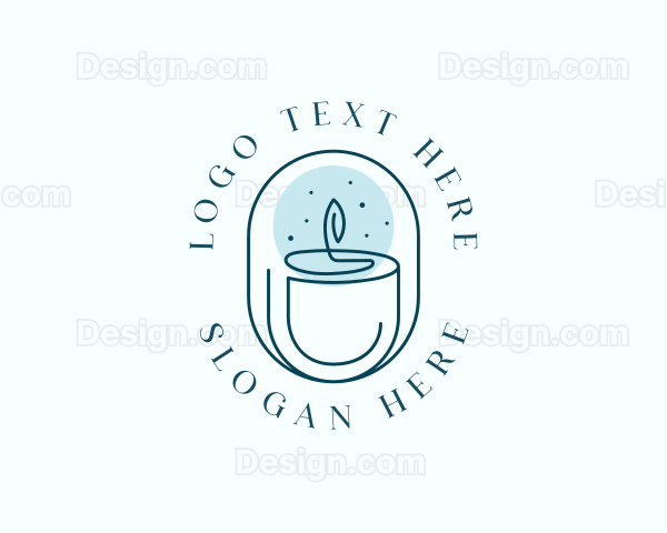 Candle Spa Wellness Logo