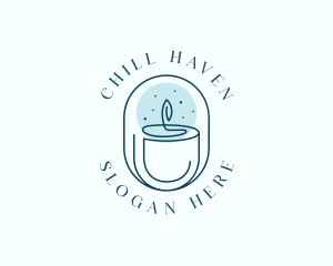 Candle Spa Wellness logo design