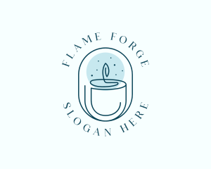 Candle Spa Wellness logo design