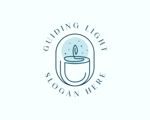 Candle Spa Wellness logo design