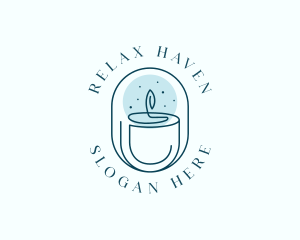 Candle Spa Wellness logo design