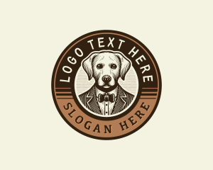 Pet Dog Grooming logo