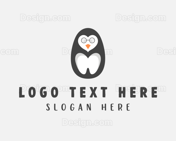 Tooth Penguin Dentistry Logo