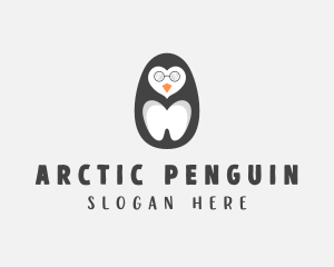 Tooth Penguin Dentistry logo design