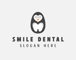 Tooth Penguin Dentistry logo design