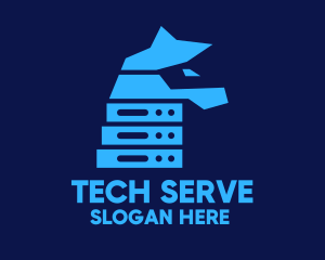 Blue Horse Technology Server  logo design