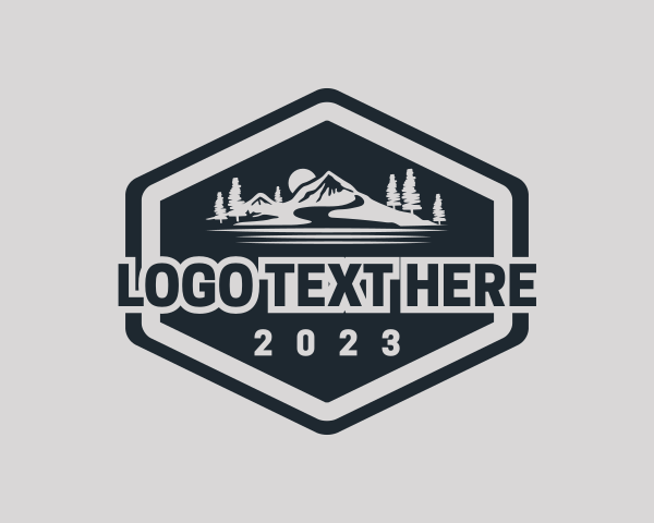 Hiking logo example 1