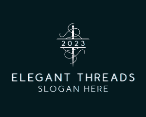 Needle Stitching Thread logo design