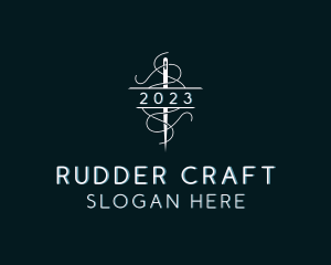 Needle Stitching Thread logo design