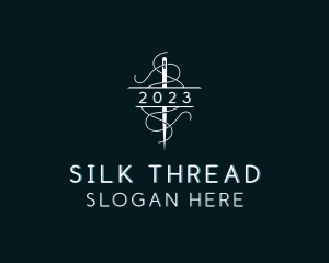 Needle Stitching Thread logo design