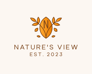 Nature Leaf Wellness logo design