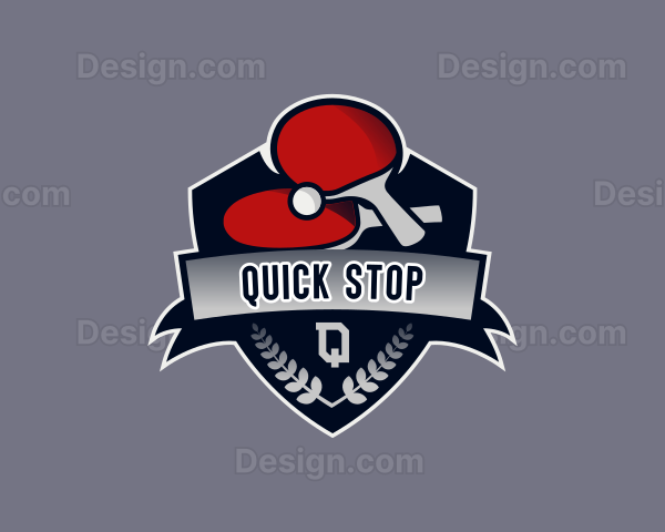 Table Tennis Varsity League Logo