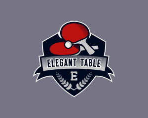 Table Tennis Varsity League logo design