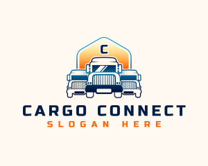 Truck Cargo Vehicle logo design