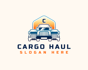 Truck Cargo Vehicle logo design